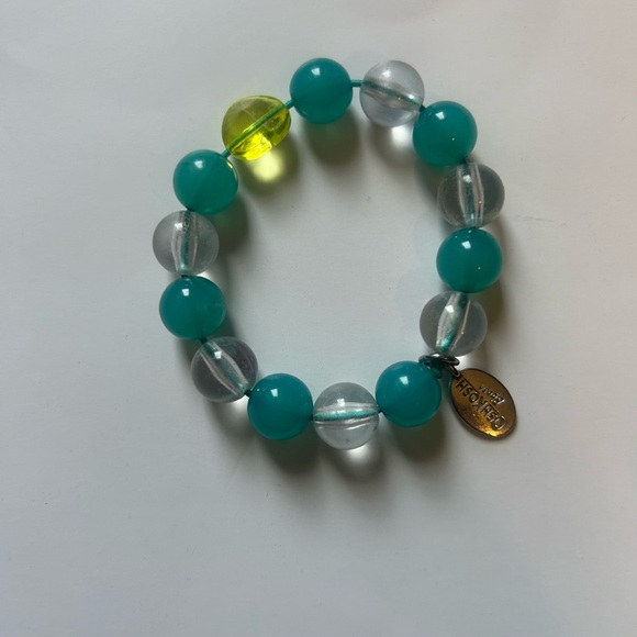 OshKosh B'gosh Other - OshKosh B'gosh Teal and Clear Beaded Bracelet